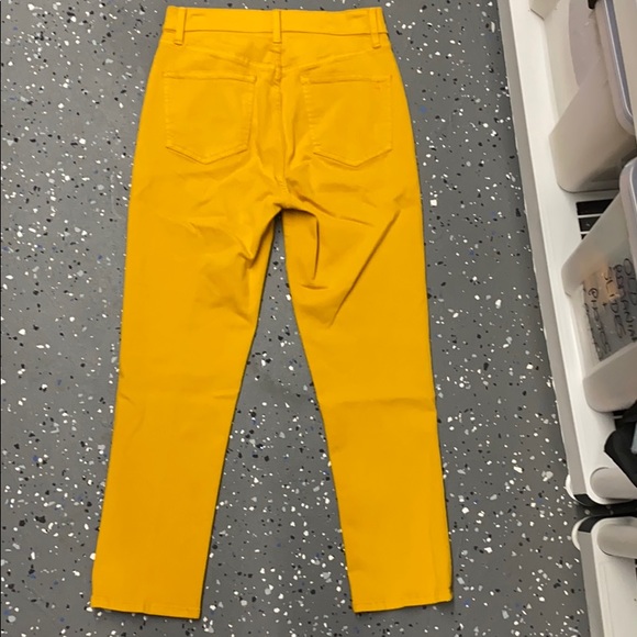 Mustard Yellow Tory Burch Jeans - Picture 9 of 9